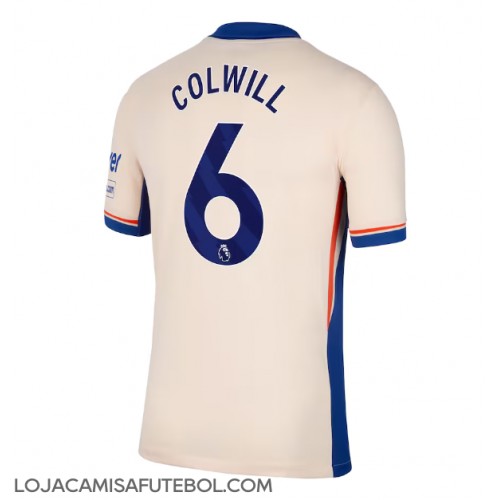 Camisa de Futebol Chelsea Levi Colwill #6 Equipamento Secundário 2024-25 Manga Curta